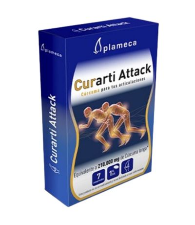 Curarti Attack SinGluten 7comp Plameca