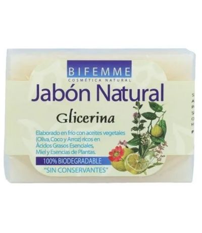 Jabon Natural Glicerina Bio 1ud Bifemme