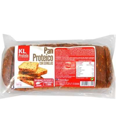 Pan Proteico con Semillas Kl Protein 365g Ynsadiet