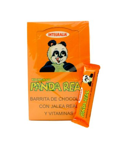 Panda Real Barrita Chocolate con Jalea Real y Vitaminas 24uds Integralia