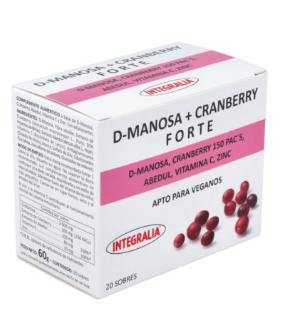 D-ManosaCramberry Forte 20 sobres  Integralia