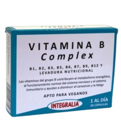Vitamina B Complex Vegan 30caps. Integralia