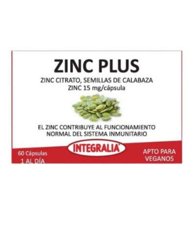 Zinc Plus Vegan 60caps. Integralia