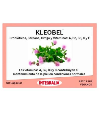 Kleobel con Probioticos Vegan 60caps Integralia