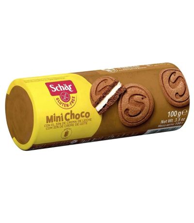 Galletas Mini Choco Rellenas SinGluten 100g Dr. Schar