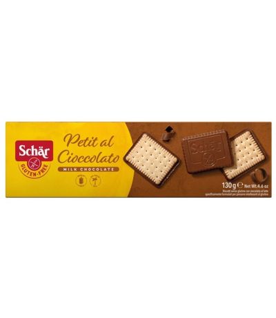 Petit Al Cioccolato Galletas con Chocolate SinGluten 130g Dr. Schar