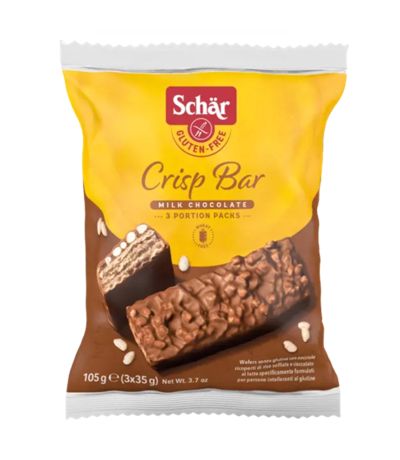 Barrita de Chocolate Crisp Bar SinGluten 105g Dr. Schar