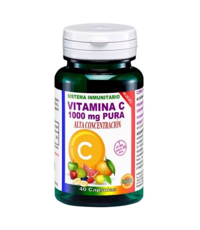 Vitamina-C 1000Mg SinGluten 40caps Robis