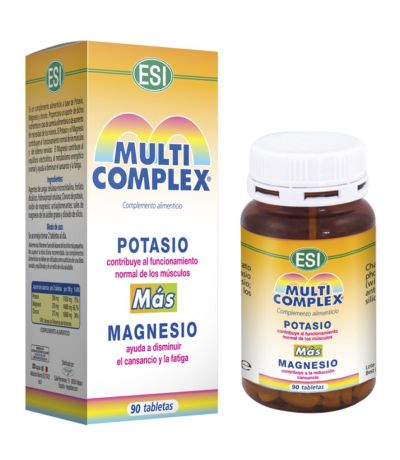 Multicomplex Potasio Magnesio SinGluten Vegan 90comp Trepat-Diet-Esi