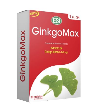 Ginkgomax SinGluten Vegan 30comp Trepat-Diet-Esi