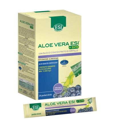 Zumo Aloe Vera  Forte Mirtilo Pocket 24 Sobres Trepat-Diet-Esi