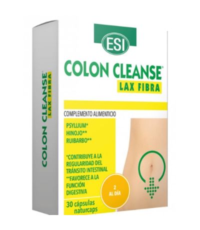 Colon Cleanse Lax Fibra SinGluten Vegan 30caps Trepat-Diet-Esi