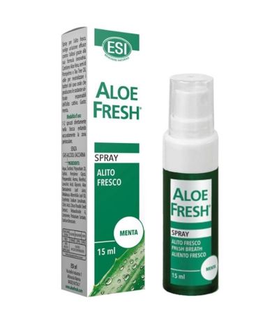 Aloe Fresh Spray Menta Aliento Fresco SinGluten 15ml Esi