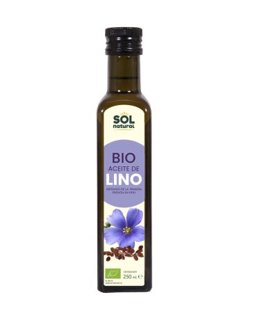 Aceite de Lino Bio Vegan 250ml Solnatural