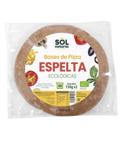 Base Pizza Espelta Bio 300g Solnatural
