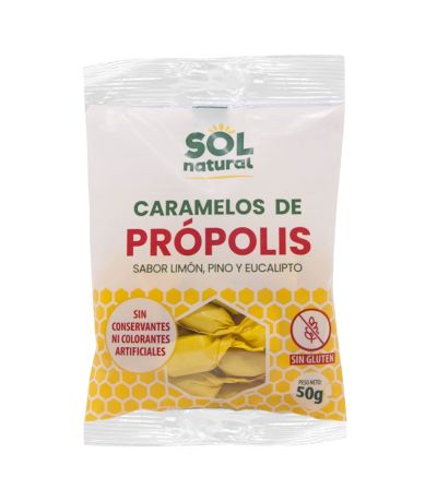 Caramelos de Propolis SinGluten 50g Solnatural