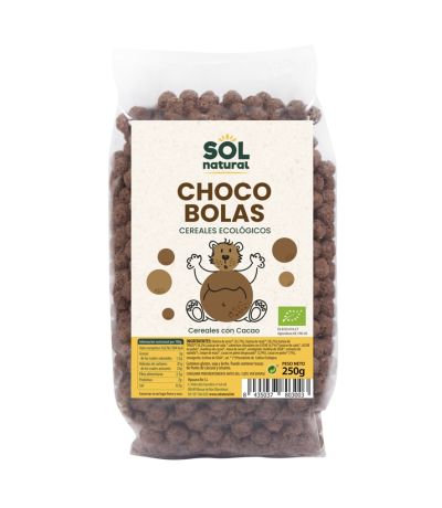 Bolitas de Cereales con Choco Bio 250g Solnatural
