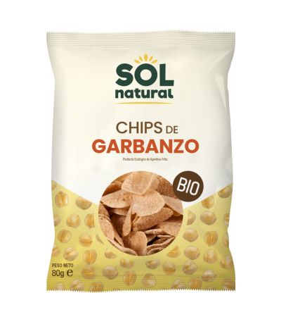 Chips de Garbanzos Bio Vegan 80g Solnatural