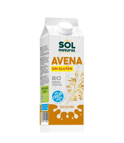 Bebida Vegetal de Avena con Calcio SinGluten Bio Vegan 6x1L Solnatural