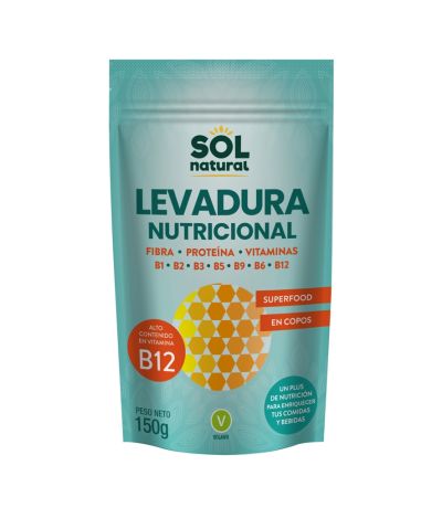 Levadura Nutricional con Vitamina B 150g Solnatural