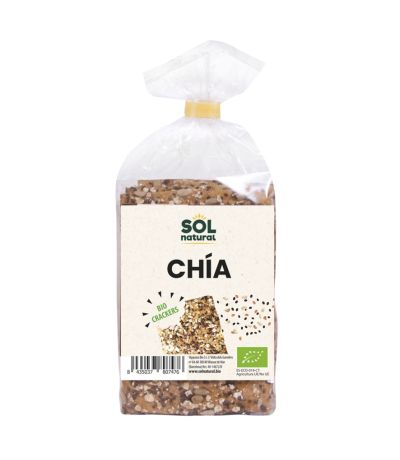 Crackers con Semillas de Chia Bio 200g Solnatural