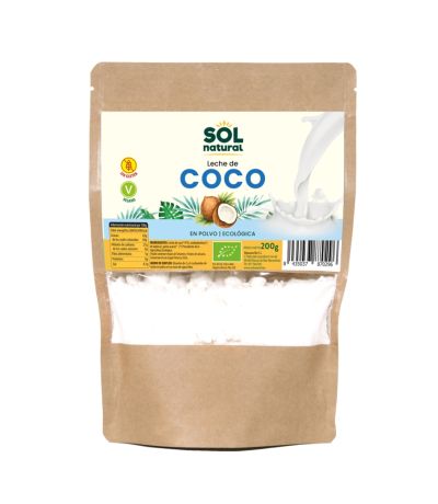 Leche de Coco en Polvo Bio 200g Solnatural