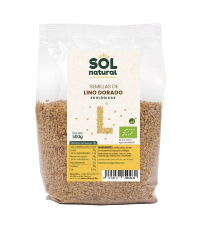 Semillas de Lino Dorado Bio 500g Solnatural