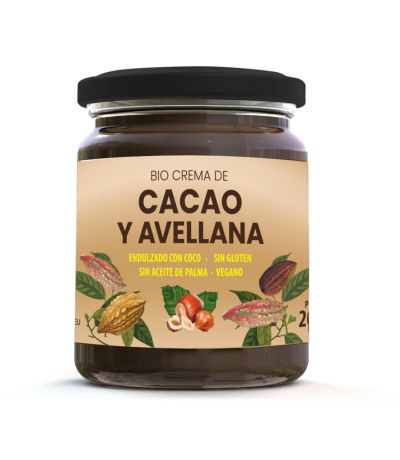 Crema Cacao Avellanas Bio Vegan 200g Solnatural