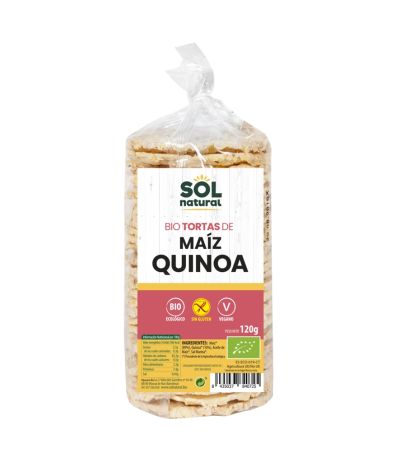 Tortitas de Maiz con Quinoa SinGluten Bio 120g Solnatural