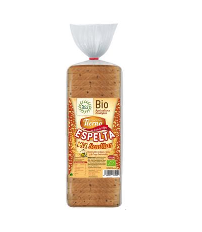 Pan de Molde de Espelta Mix Semillas Bio 8x400g Solnatural