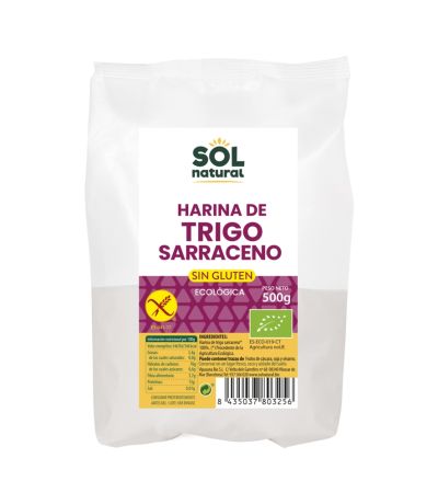 Harina de Trigo Sarraceno SinGluten Eco 500g Solnatural