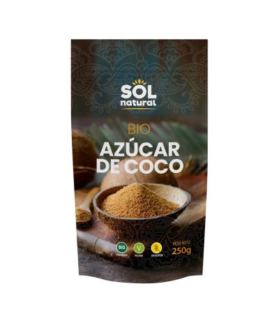 Azucar de Coco SinGluten Bio Vegan 250g Solnatural