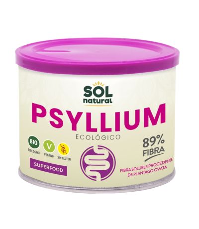 Psyllium en Polvo SinGluten Bio Vegan 200g Solnatural