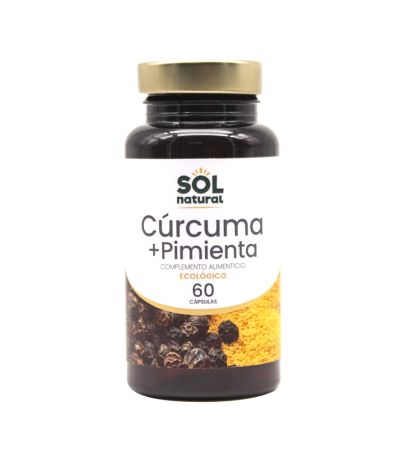 Curcuma Pimienta Negra Bio 60caps Solnatural