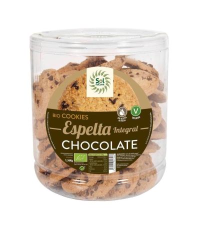 Cookies de Espelta Integral con Choco Vegan Bio 1.36kg Solnatural