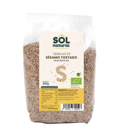 Semillas de Sesamo Tostado Bio 500g Solnatural