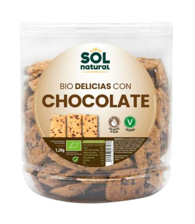 Delicias de Trigo Con Chocolate Bio 1200g Solnatural