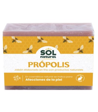 Jabon Natural Solido de Propolis 100g Solnatural