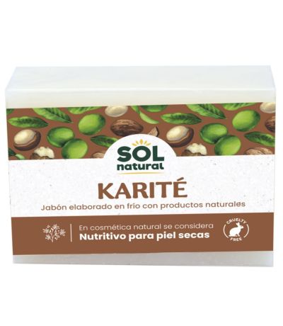 Jabon Natural Solido de Karite 100g Solnatural