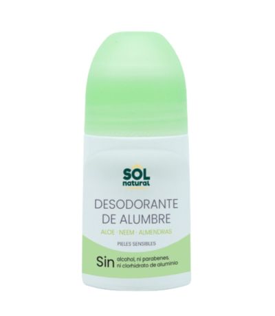 Desodorante Alumbre Aloe Neem 75ml Solnatural
