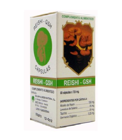 Reishi GSH 725Mg 60caps Golden Green