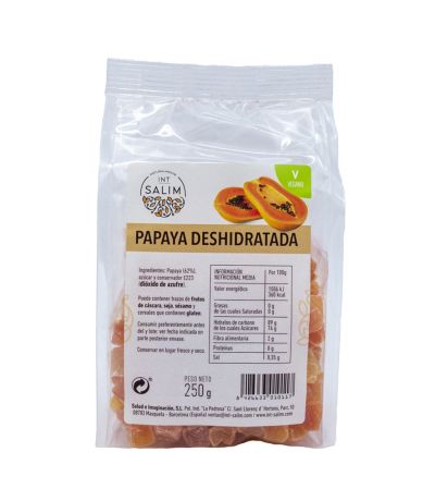 Papaya deshidratada Vegan 250g Int-Salim