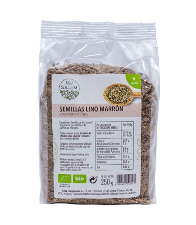 Semilla Lino Marron Bio 250g Eco-Salim