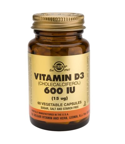 Vitamina-D3 600Ui 60caps Solgar