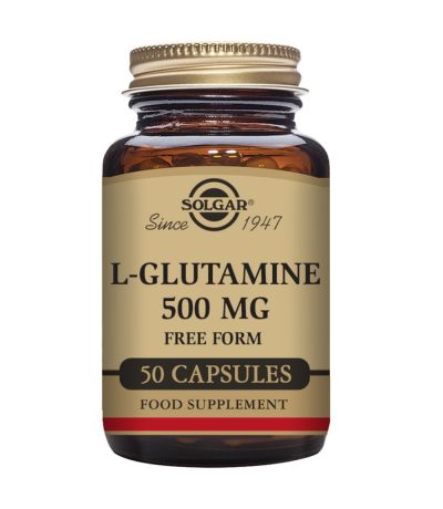 L-Glutamina 500Mg SinGluten Vegan 50caps Solgar