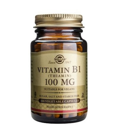 Vitamina-B1 100Mg Vegan 100caps Solgar