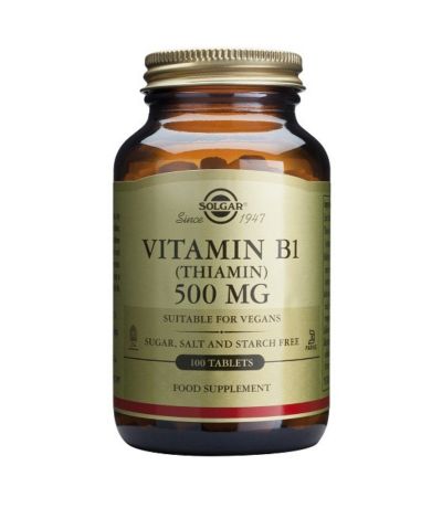 Vitamina-B1 500Mg Vegan 100comp Solgar