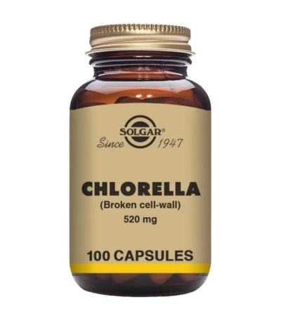Chlorella 520Mg SinGluten Vegan 100caps Solgar