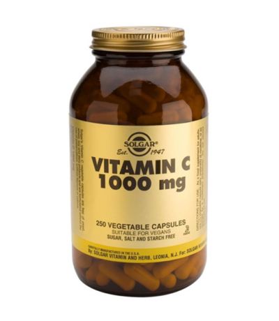 Vitamina-C 1000Mg SinGluten Vegan 250caps Solgar