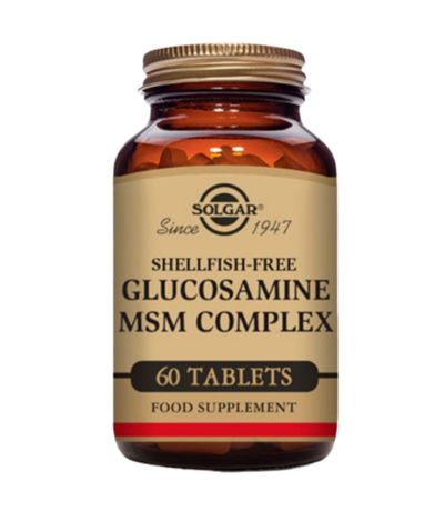 Glucosamina MSM Complex SinGluten Vegan 60caps Solgar
